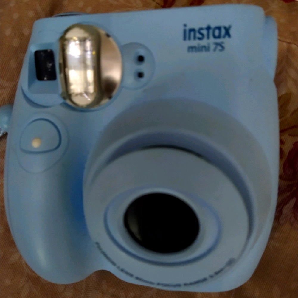 Instax camera blue never used